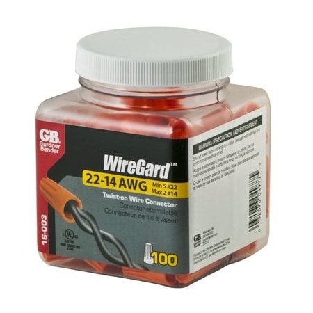 Ecm Industries 100PK ORG GB3 Connector 16-003N